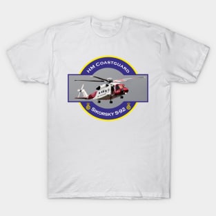 HM Coastguard search and rescue Helicopter, T-Shirt